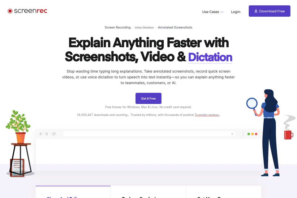 Landing page preview