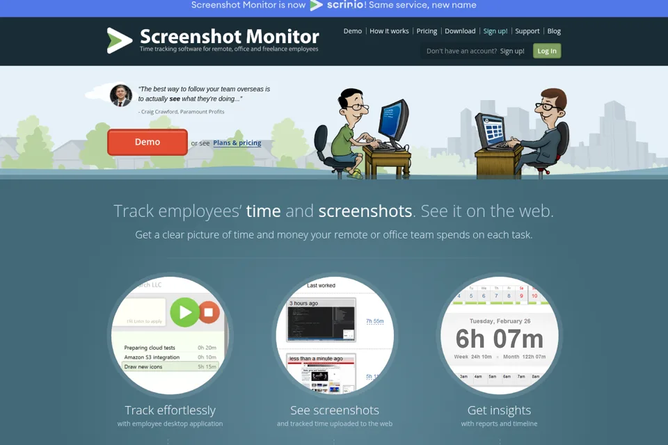 Landing page preview