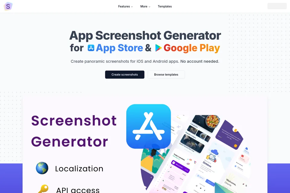 Landing page preview