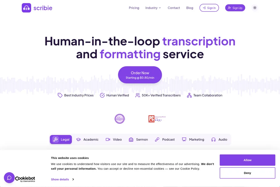 Landing page preview