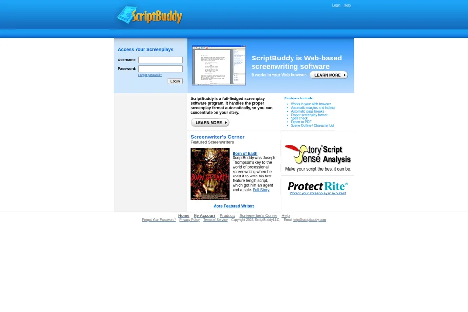 Landing page preview