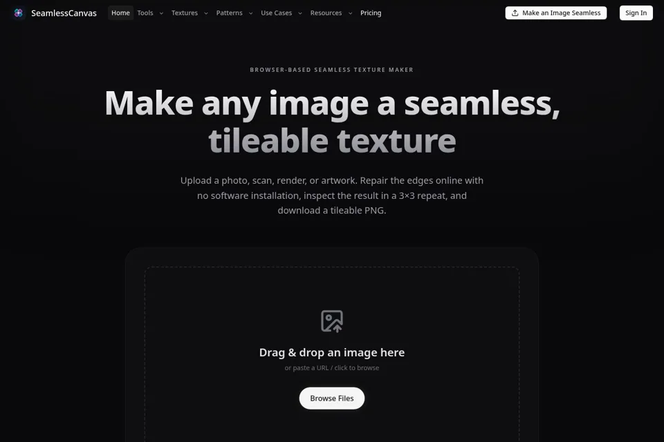 Landing page preview