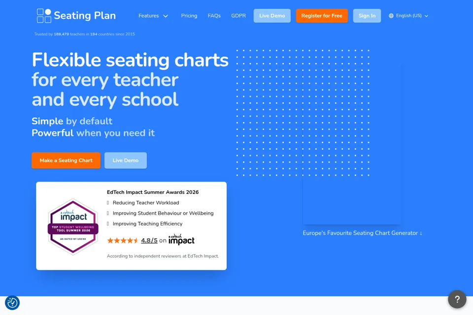 Landing page preview
