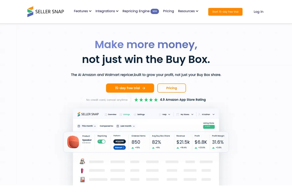 Landing page preview