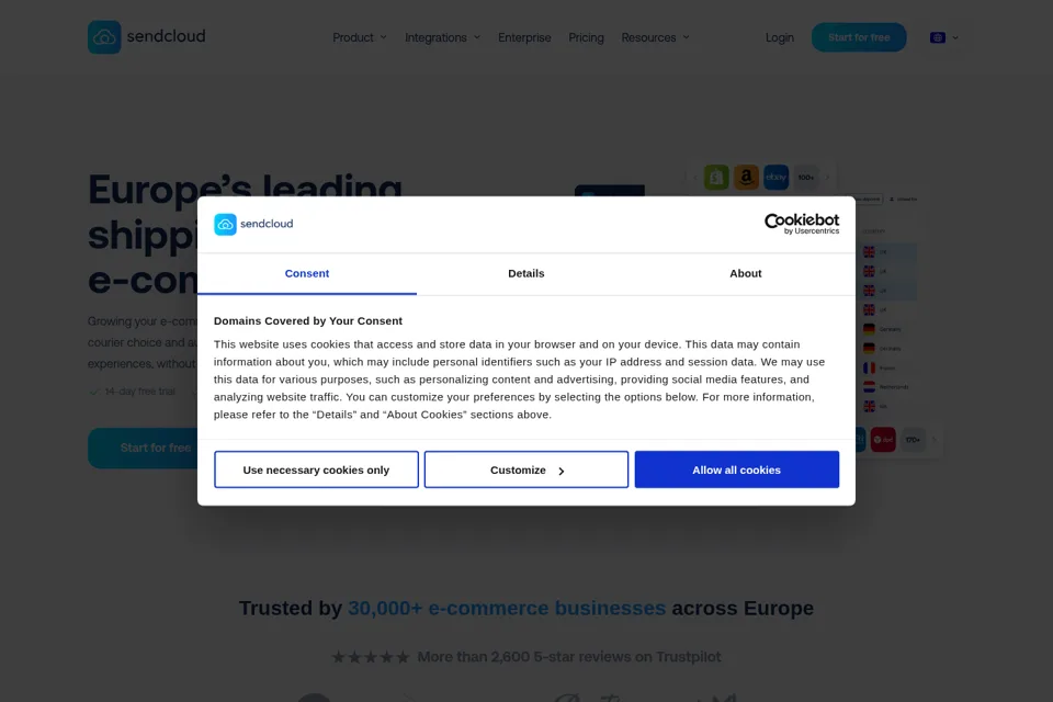 Landing page preview