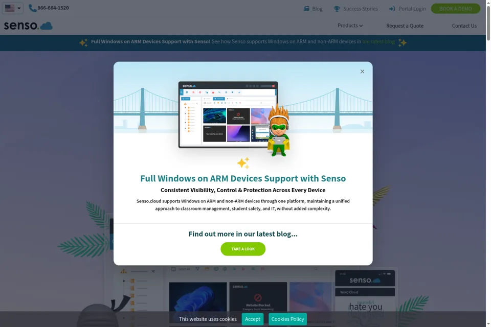 Landing page preview