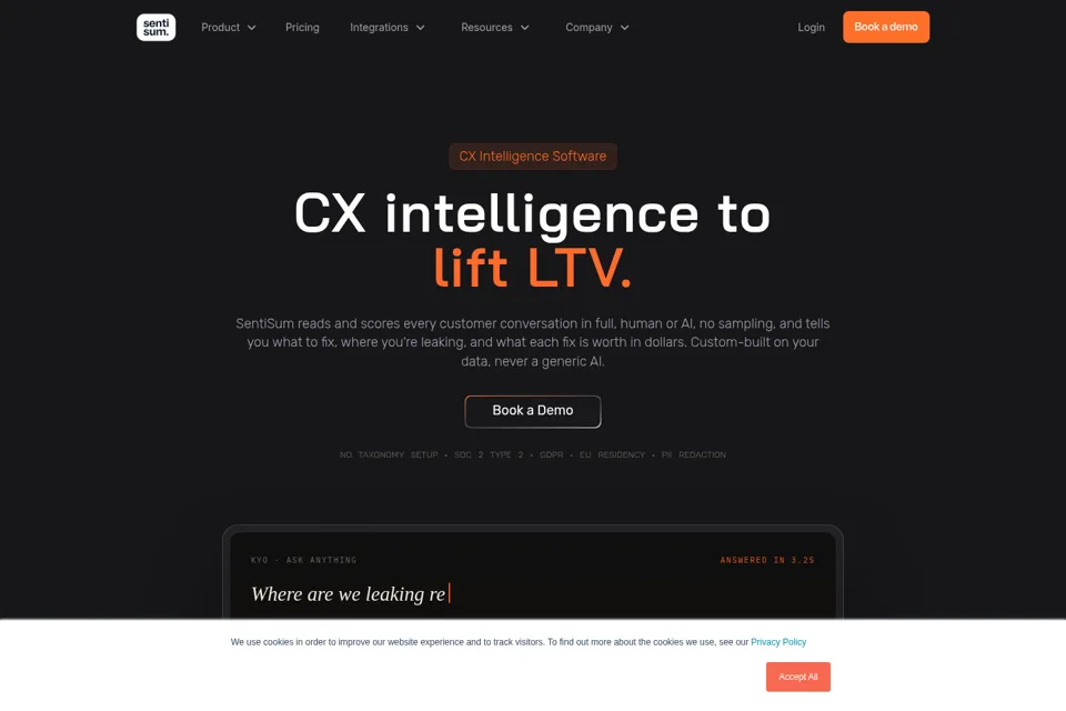 Landing page preview