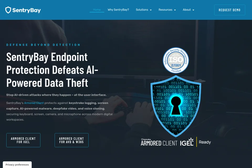 Landing page preview