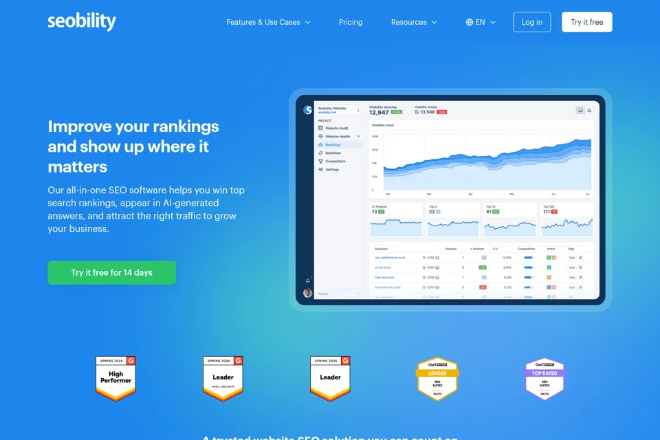 Landing page preview