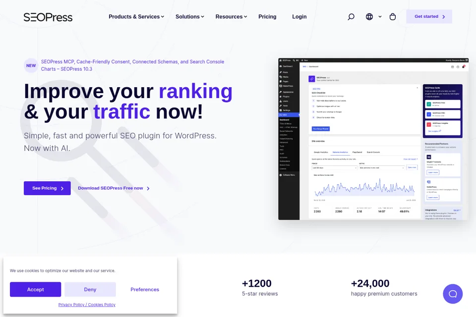 Landing page preview