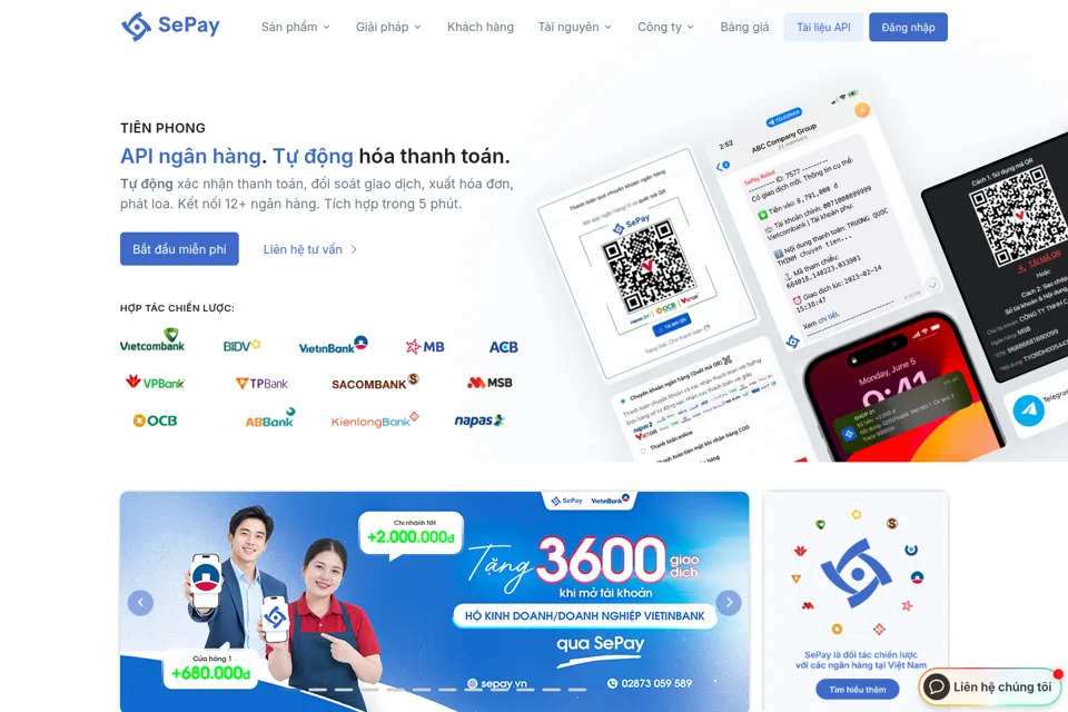 Landing page preview