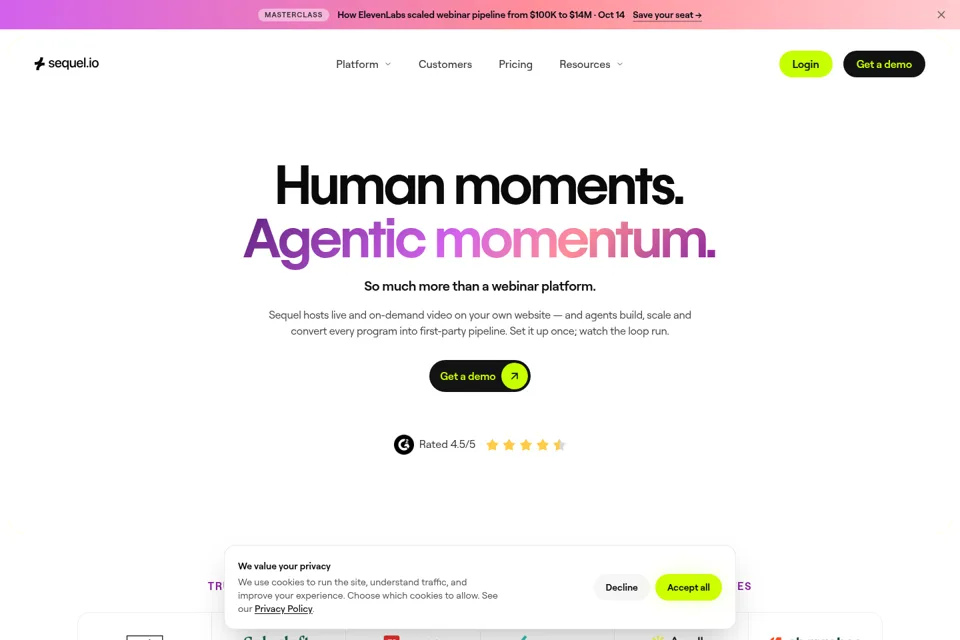 Landing page preview