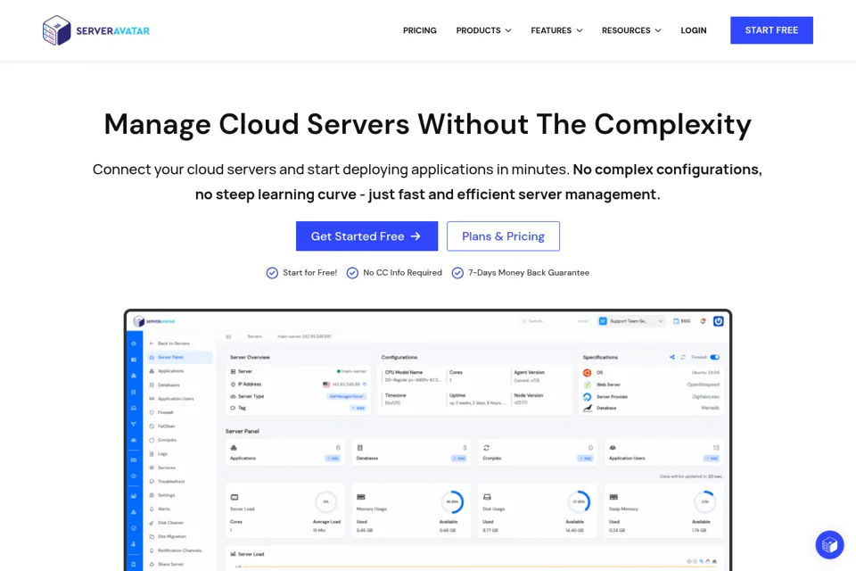 Landing page preview