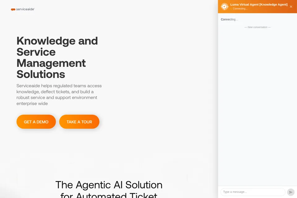 Landing page preview