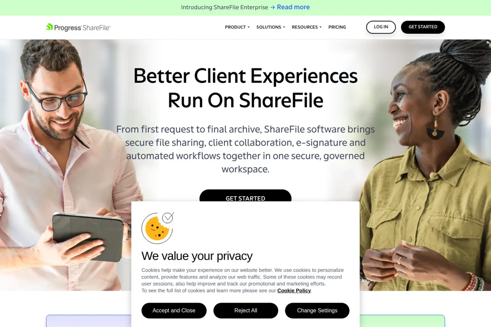 Landing page preview