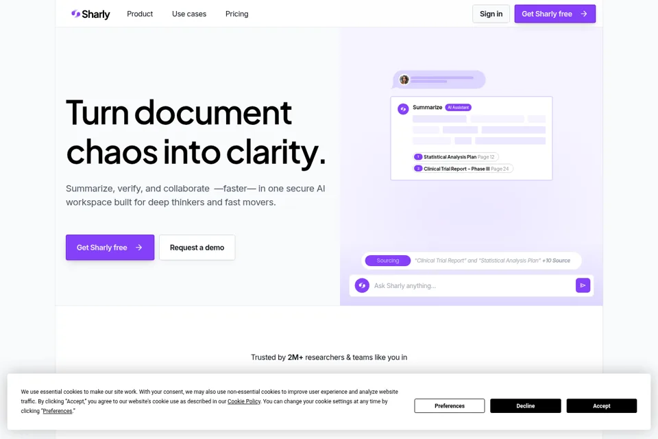 Landing page preview