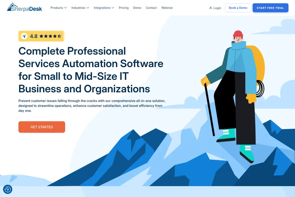 Landing page preview
