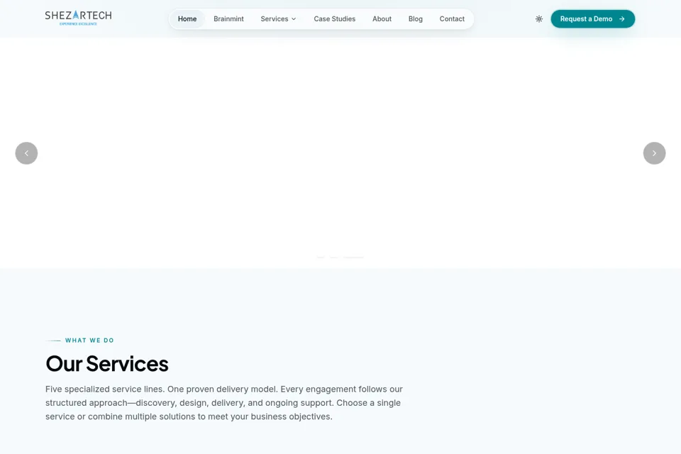 Landing page preview