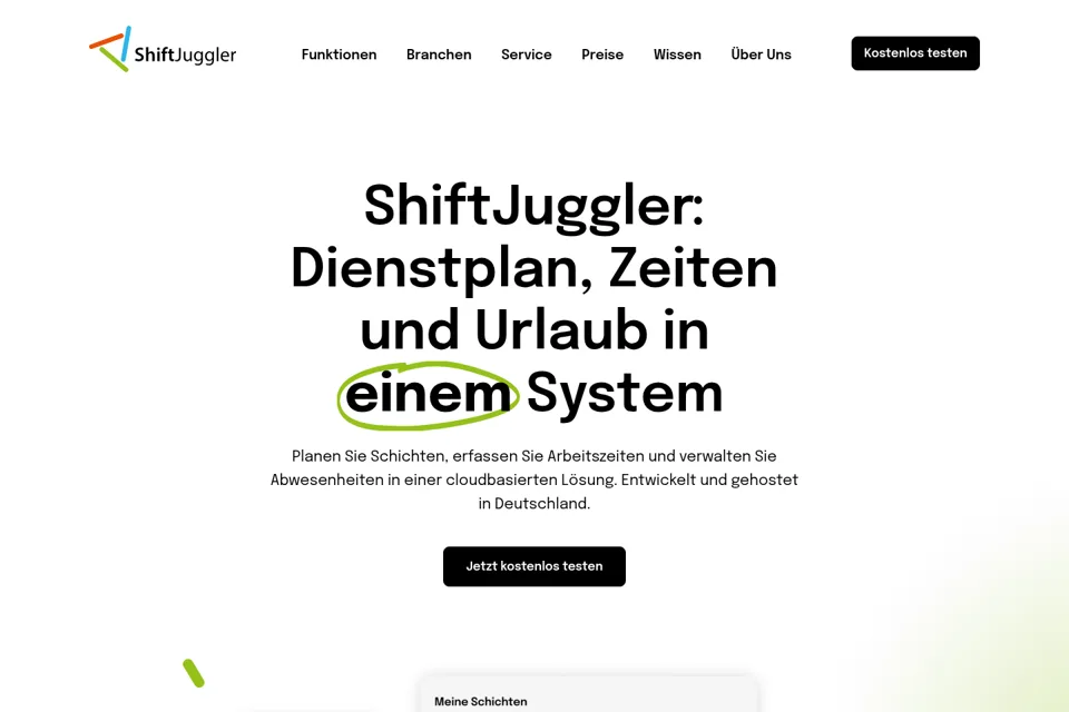 Landing page preview