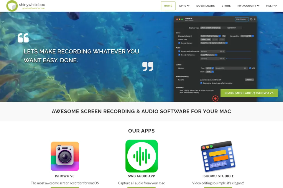 Landing page preview