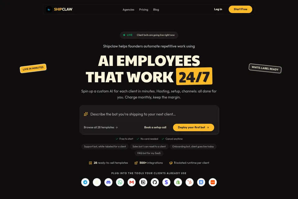 Landing page preview