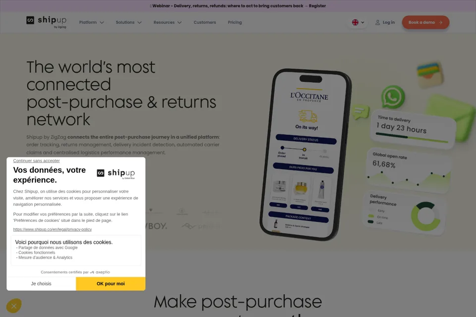 Landing page preview