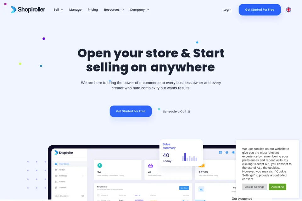 Landing page preview
