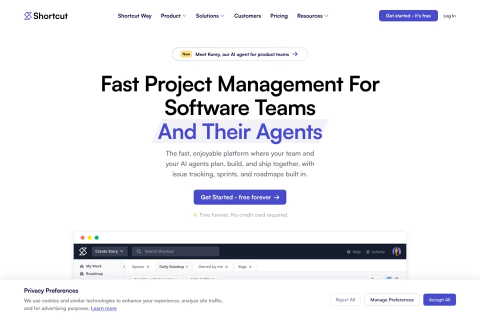 Landing page preview