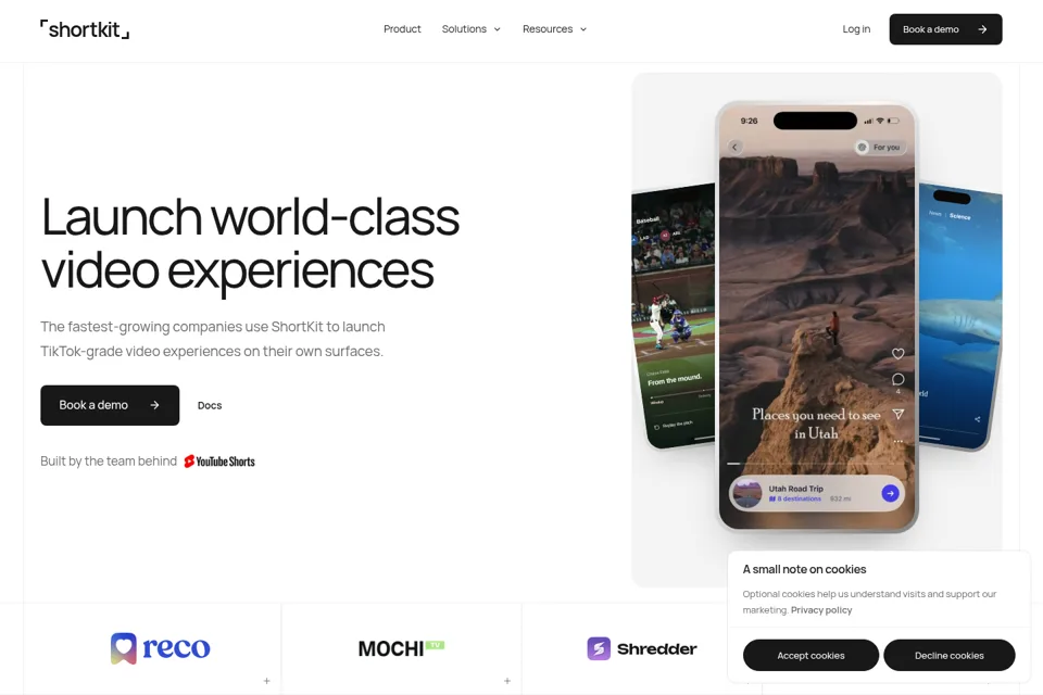 Landing page preview
