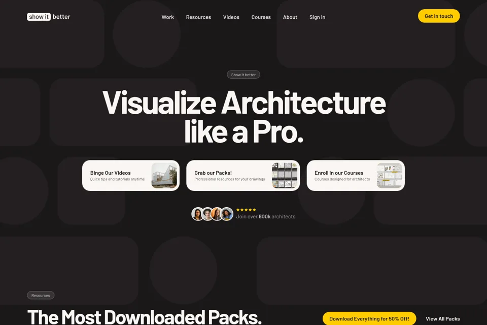 Landing page preview