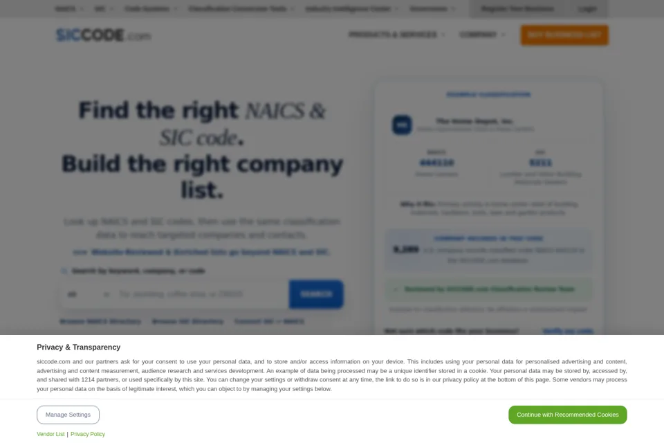 Landing page preview