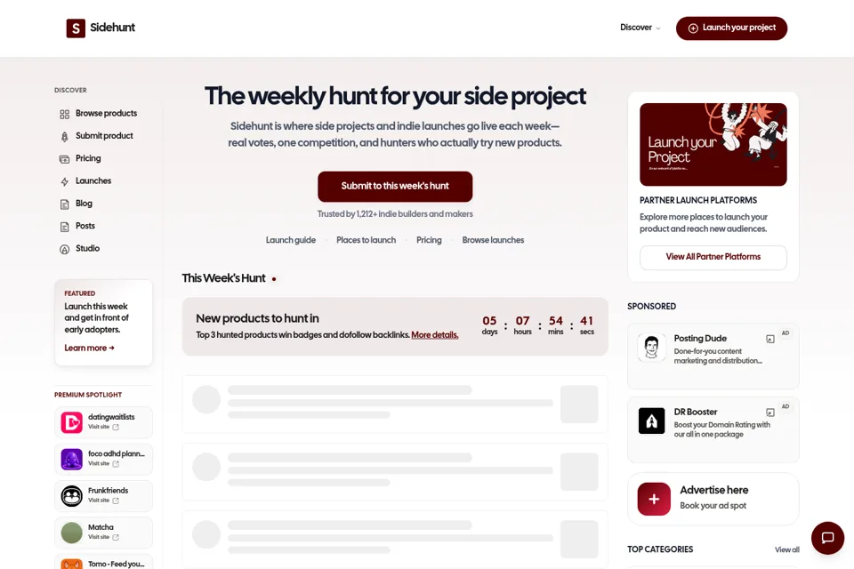 Landing page preview