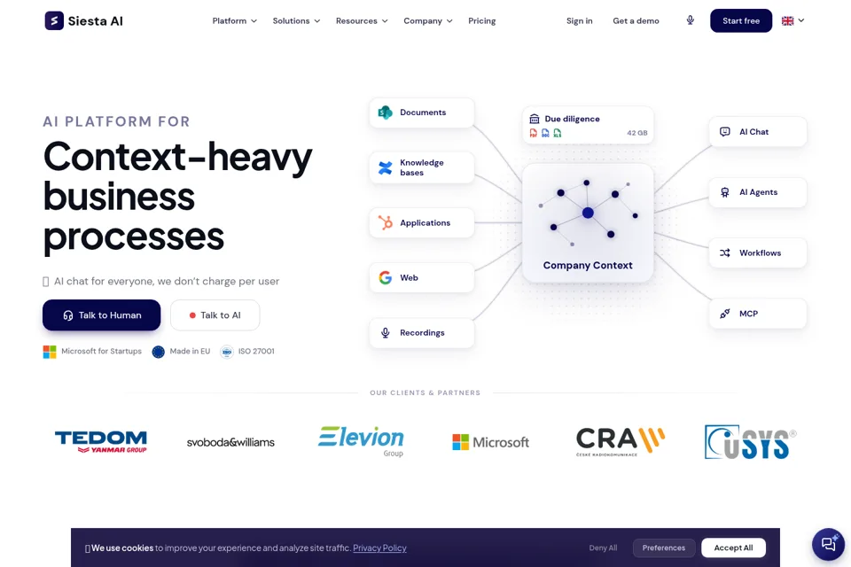 Landing page preview