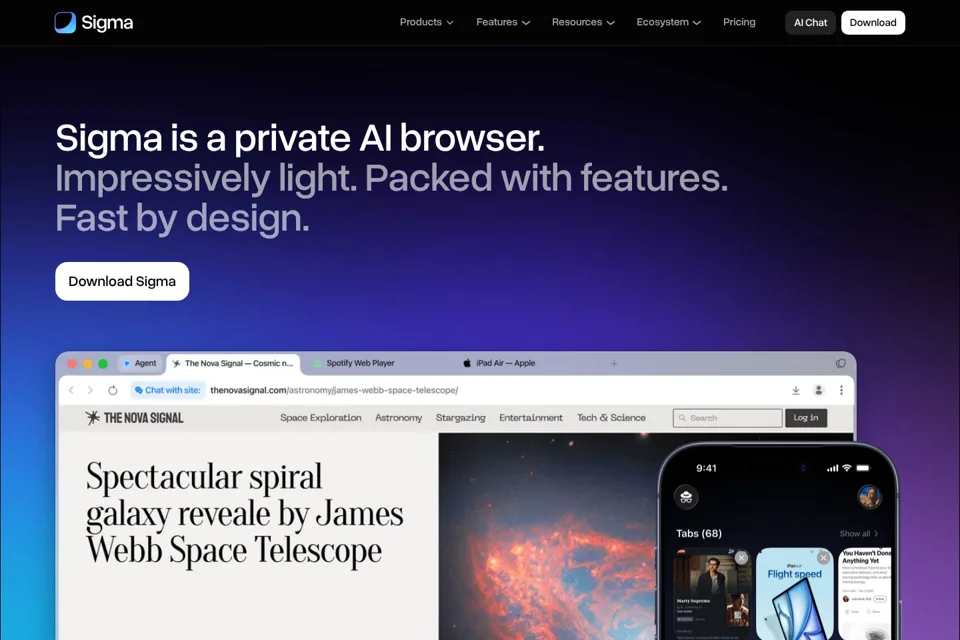 Landing page preview