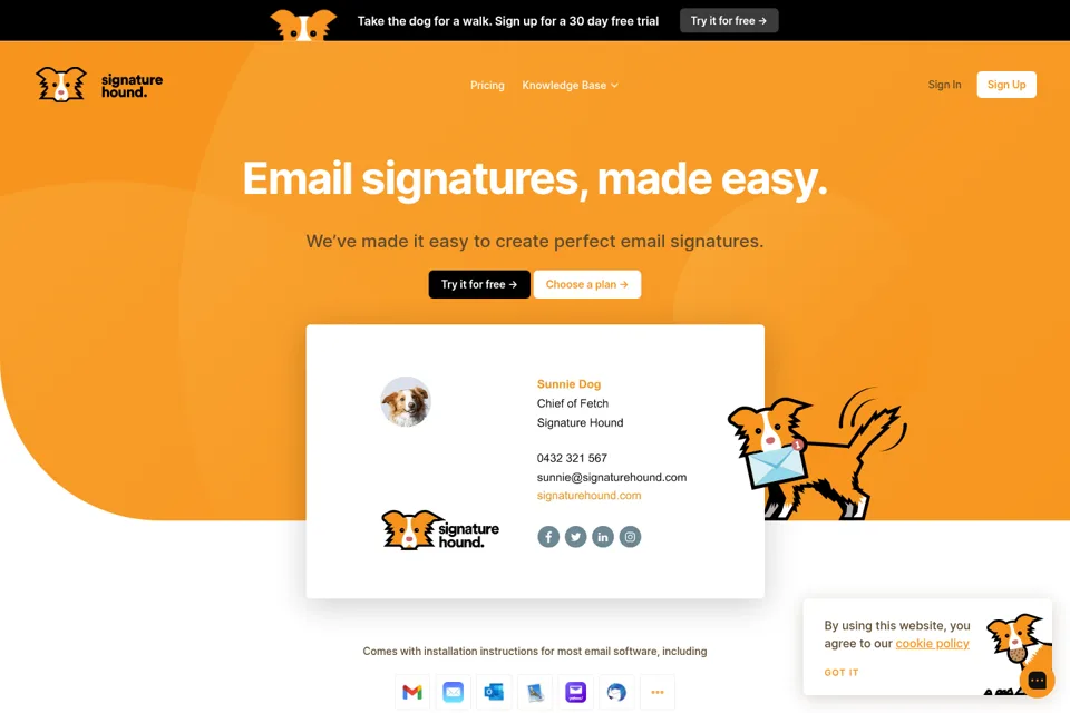 Landing page preview