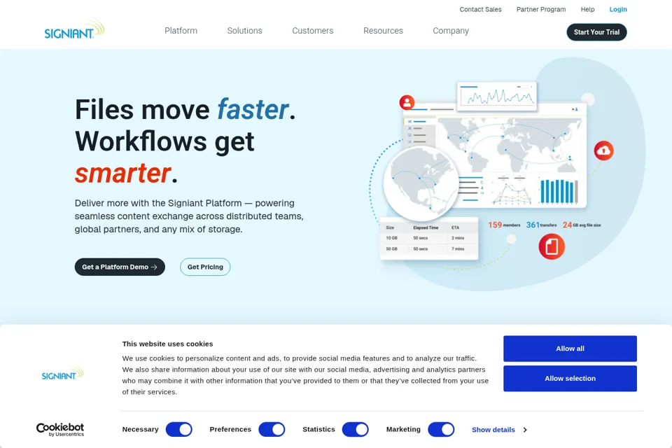 Landing page preview