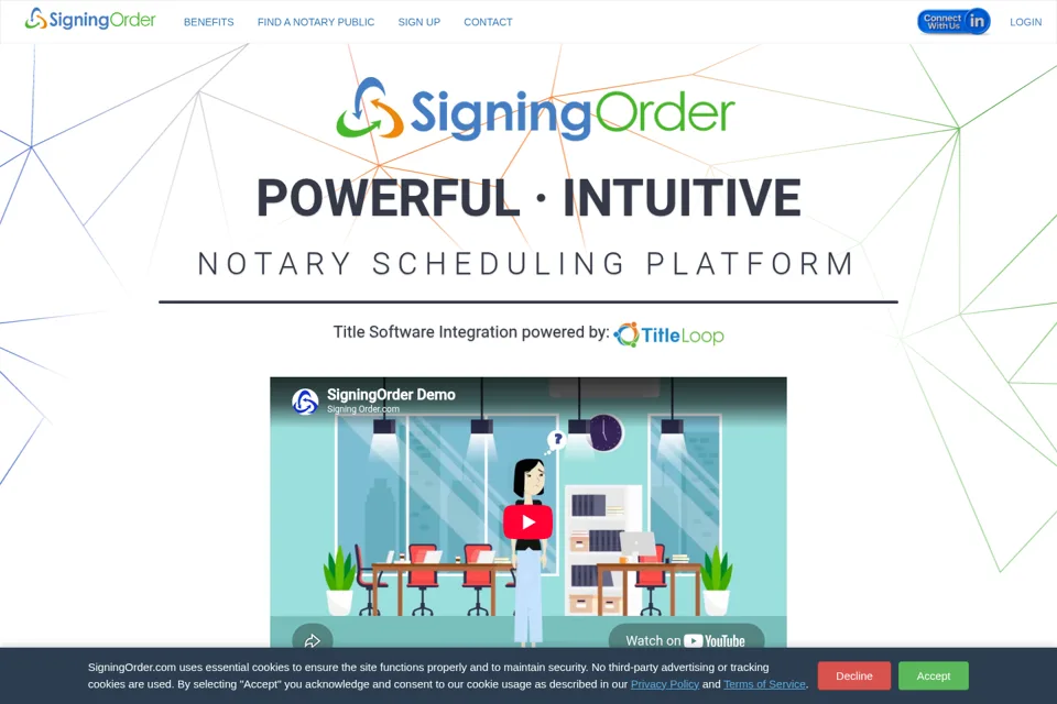 Landing page preview