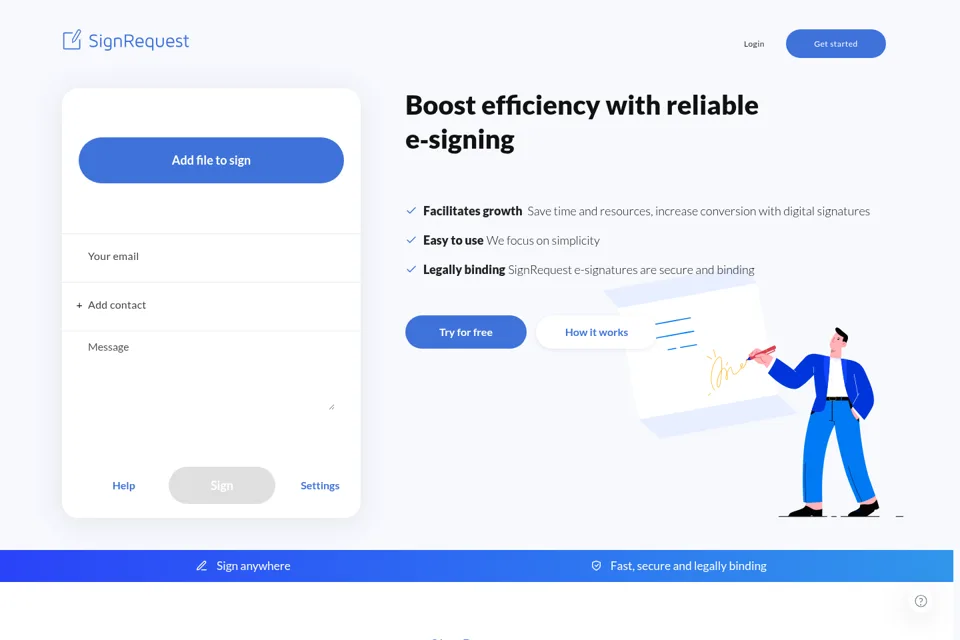 Landing page preview