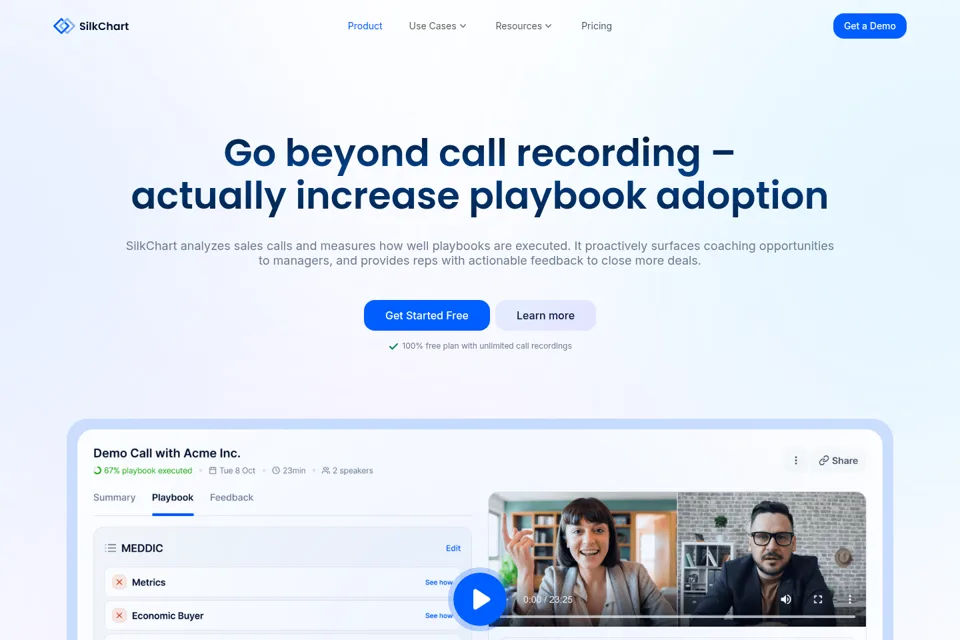 Landing page preview
