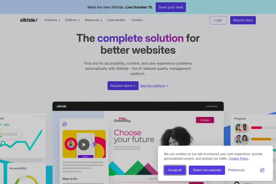 Landing page preview