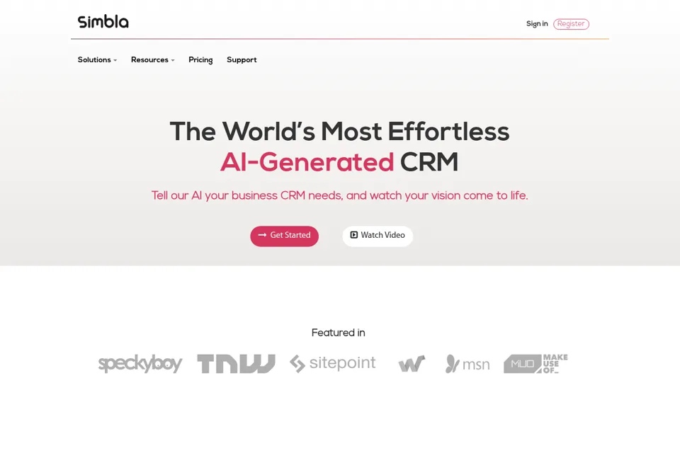 Landing page preview