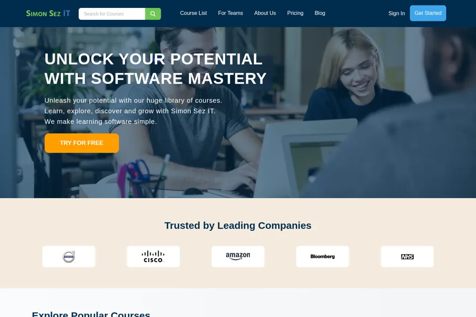Landing page preview