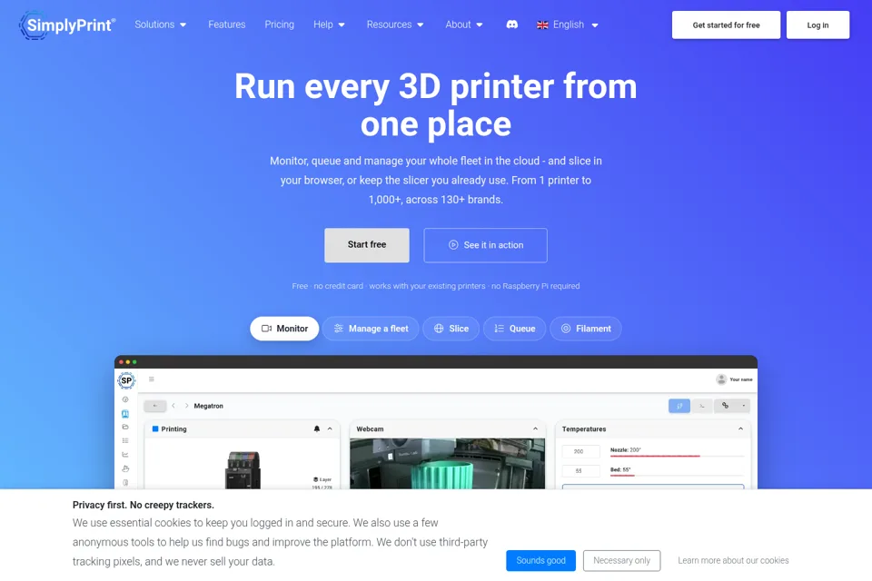 Landing page preview