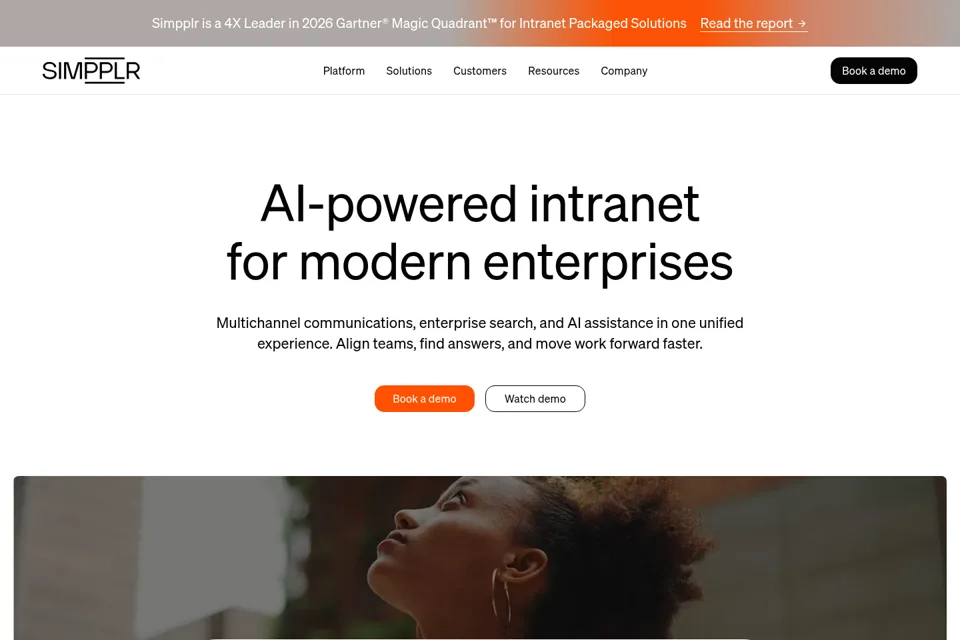 Landing page preview