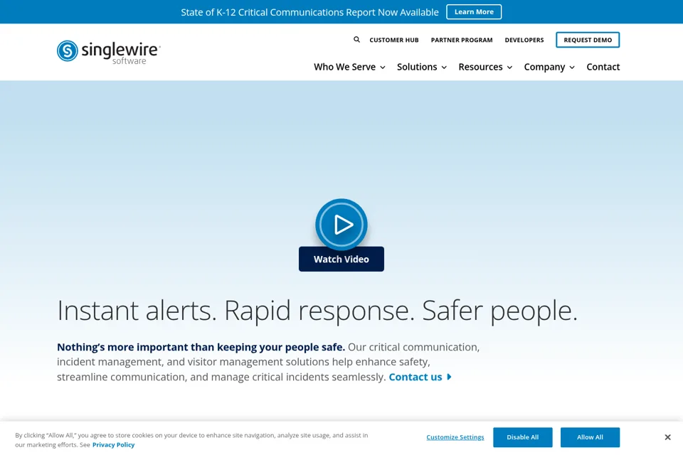 Landing page preview