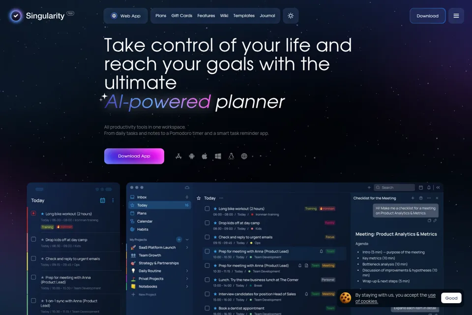 Landing page preview