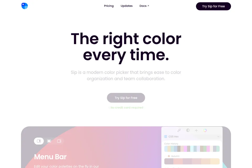 Landing page preview