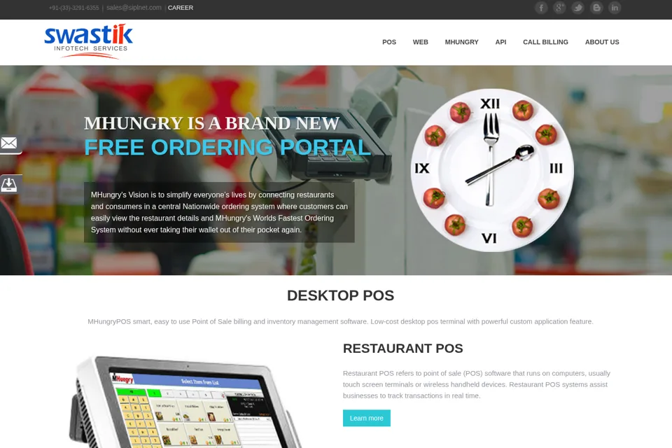 Landing page preview