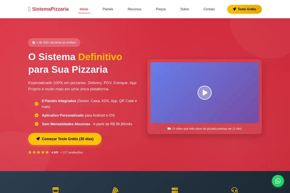 Landing page preview