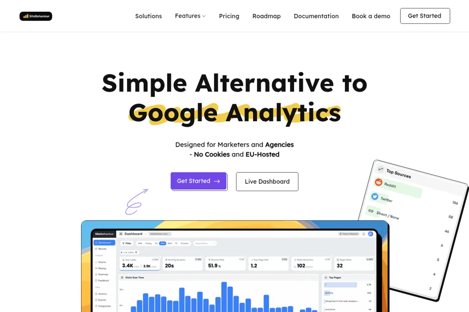 Landing page preview